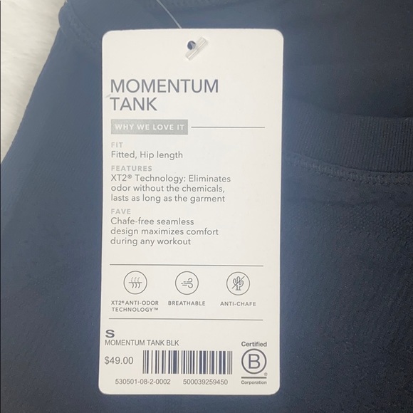 NWT Athleta Momentum Tank // Black - Picture 8 of 12